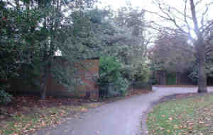 Surface mounted air raid shelter at Reginald Street Entrance